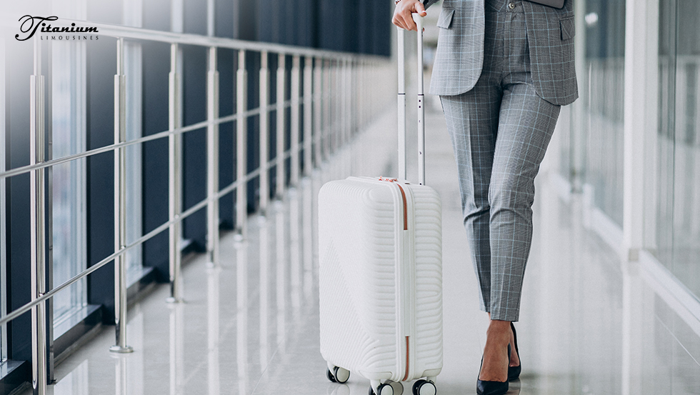 Image of person with a suitcase